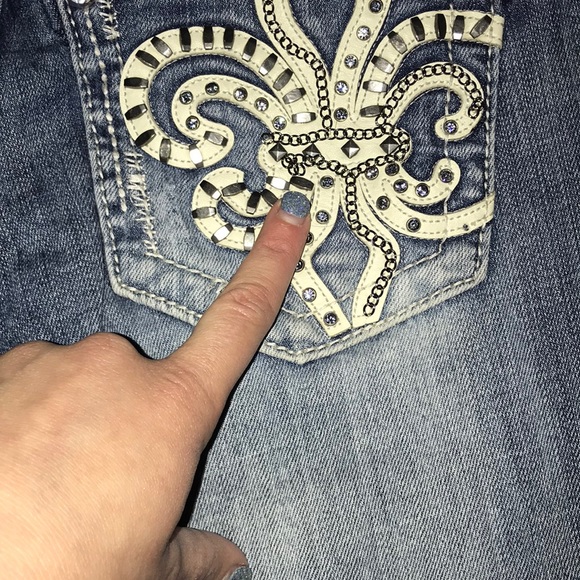 Miss Me JE5736BL Boot Cut Jeans - Picture 5 of 6